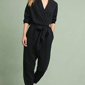 Anthropologie Bennu wrap front jumpsuit